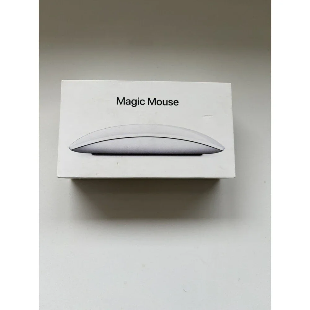 Apple Magic Mouse Wireless Bluetooth Rechargeable Silver White MK2E3AM/A A1657